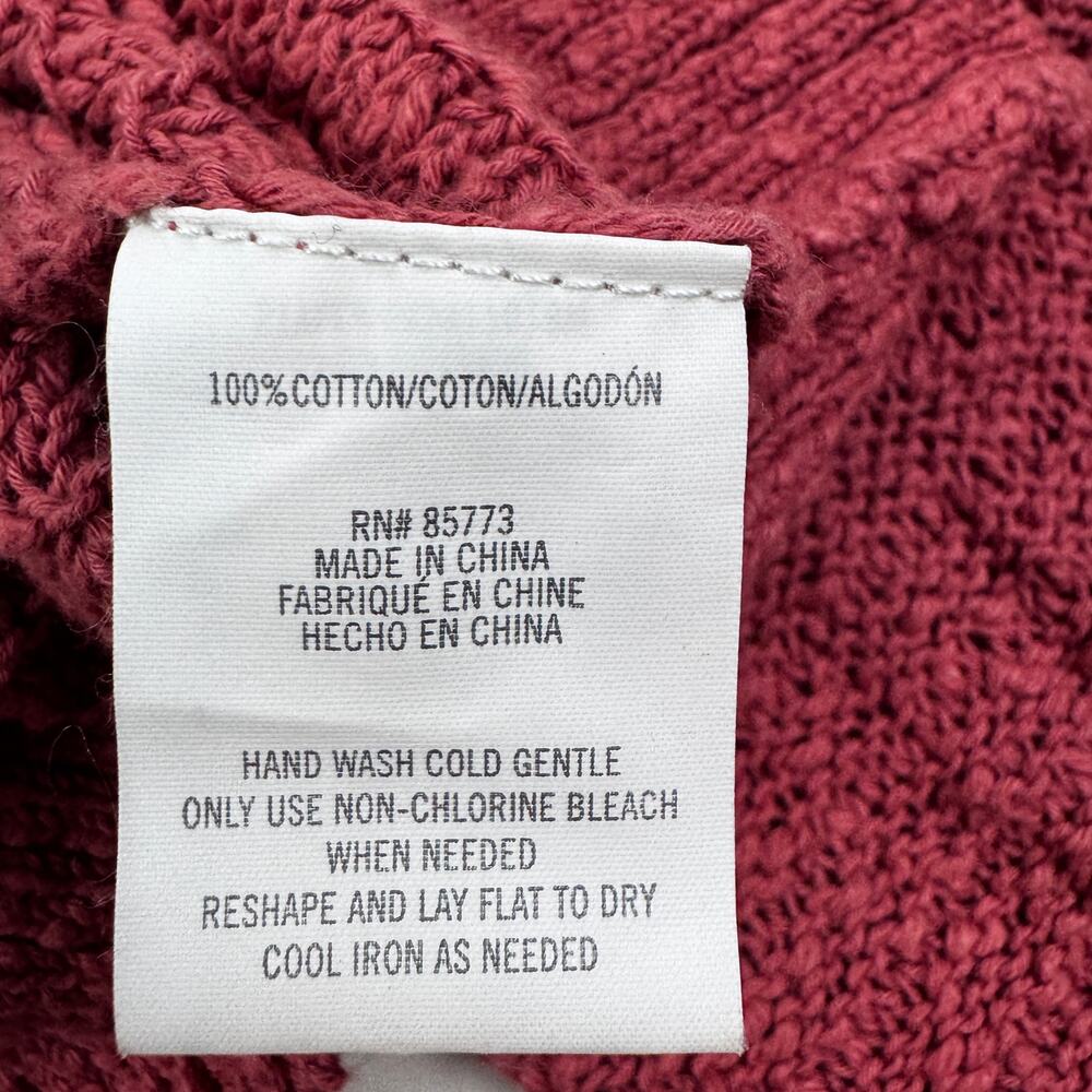 O'Neill Nubby Textured Open Knit Beachy Casual Pullover Sweater Women's Size M - Picture 4 of 6